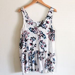 Motherhood Maternity Tops - NWT Floral Peplum Nursing Tank Motherhood Maternity Tops - NWT Floral Peplum Nursing Tank